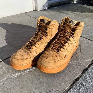 Nike Air Force 1 Tan Hightops